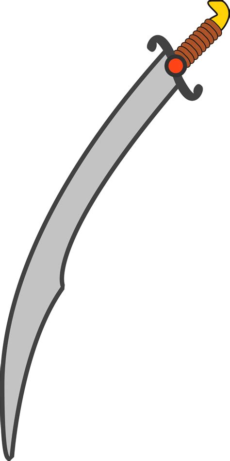 Clipart - Long Scimitar