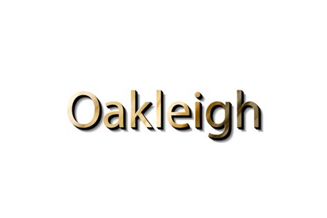 Oakleigh Name 3d 15733208 Png