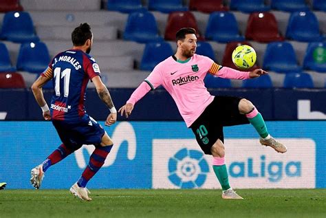 Levante 3 3 Barca Liga Española 2021 Goles Y Resultado Grupo Milenio