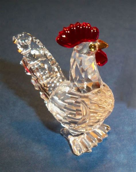 Swarovski Cockerel With Colour The Crystal Lodge