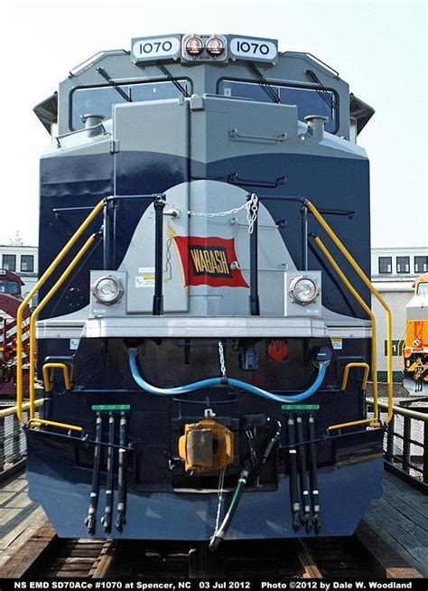 NS EMD SD70ACe #1070 Wabash Railroad Heritage Unit Photo Page