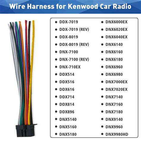 Arn S De Cableado De Radio De Repuesto Para Radio Kenwood Radio