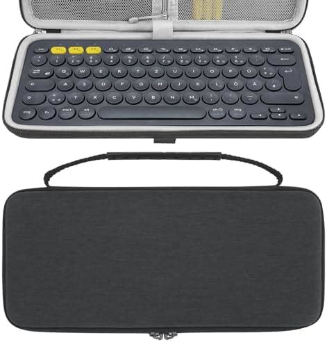 Geekria Keyboard Carrying Case Hard Shell Protective Travel Bag For