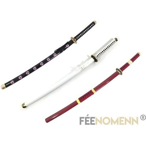 ONE PIECE PACK ZORO Réplique 3 Sabres SHUSUI WADO ICHIMONJI