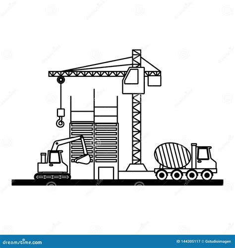 Herramientas De La Construcci n De Edificios Ilustración del Vector