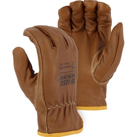 Cut Resistant Leather Drivers Glove Kevlar Lined Goatskin 36 Cal Arc