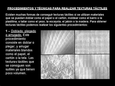 Tipos De Texturas Tactiles Que Existen Bourque