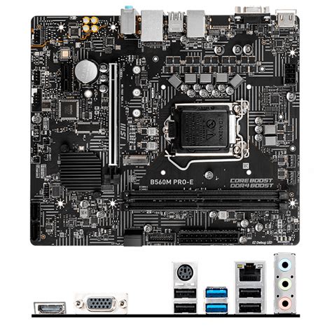 Imagen Motherboard Msi B560m Pro E Chipset Intel B560 Lga1200 Matx