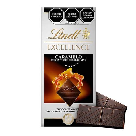 Chocolate Amargo Lindt Excellence Con Trozos De Caramelo Y Sal De Mar