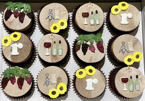 Wine Themed Cupcake Toppers | Themed cupcakes, Wine theme, Wine cupcakes