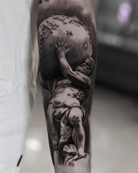 Pin by Даниил Джалдаев on Tattoo Greek mythology tattoos Atlas