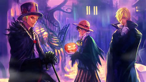 One Piece Halloween Wallpapers Wallpaper Cave