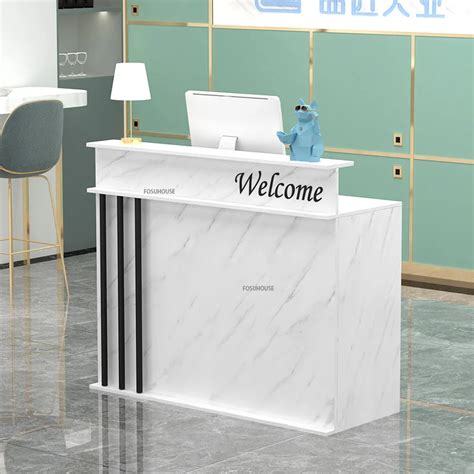 Light Luxury Company Front Desk Modern Reception Desk 46 Off