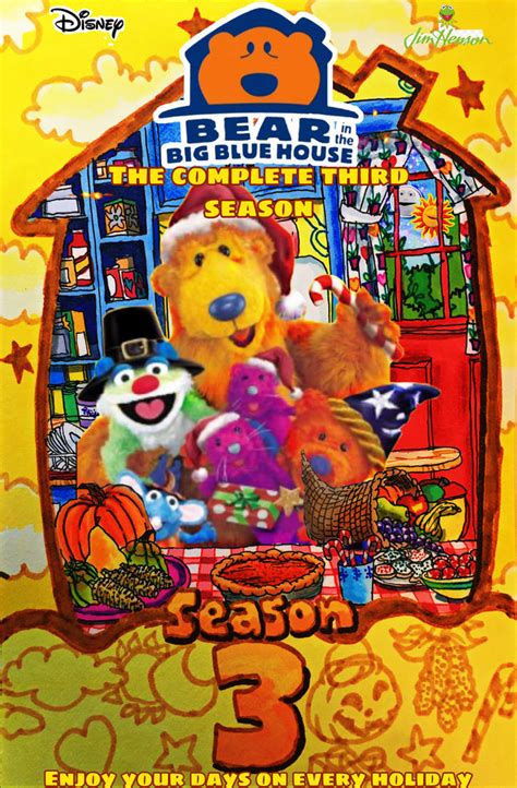 Bear inthe Big Blue House season 3 dvd art by wilduda on DeviantArt