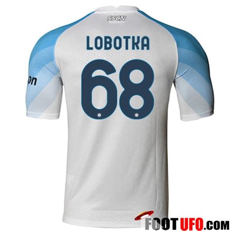 Vente Maillot De Foot SSC Naples LOBOTKA 68 2022 2023 Exterieur