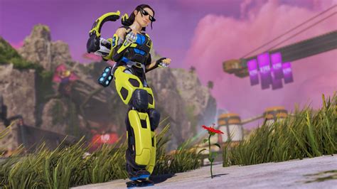 The Apex Legends Conduit Skin Is A Clear Nod To Overwatch Tracer Game