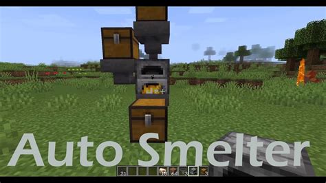 How To Make Auto Smelter Minecraft 117 Youtube