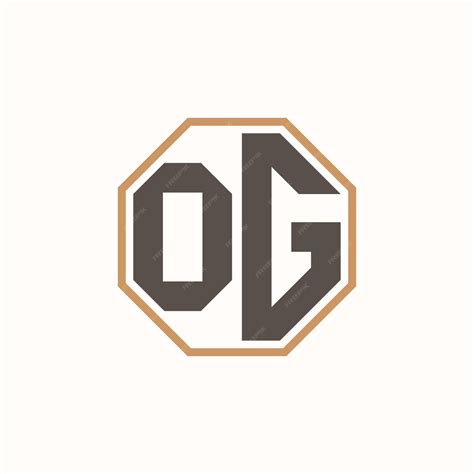 premium vector modern letter og logo  corporate business brand
