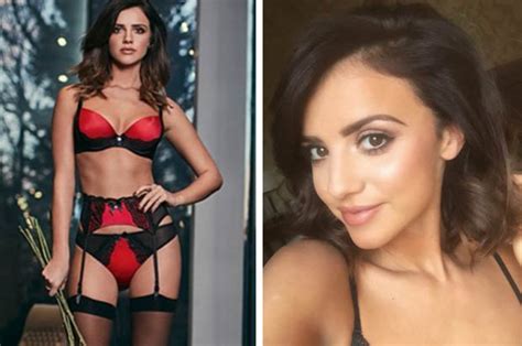 Lucy Mecklenburgh Strips To Racy Lingerie For Valentines Peep Show