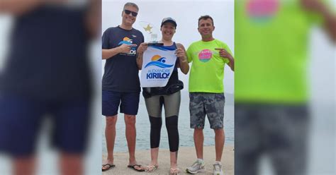 Nadadora araucariense completa prova de 17km em águas abertas e