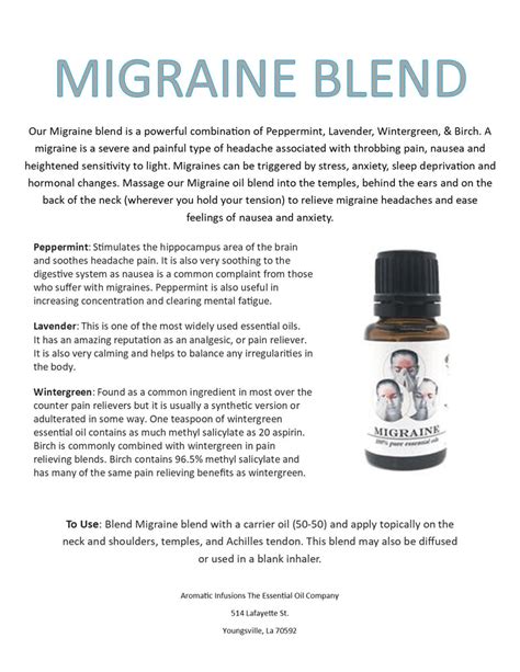 Best Essential Oil Blend For Migraines Flash Sales Head Hesge Ch