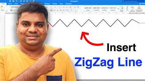 How To Make A Zigzag Line In Microsoft Word Printable Templates