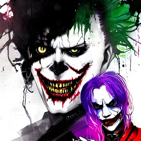 Joker and Harley Miss Harley Quinn Horror Fan Art by MarkDeuce on ...