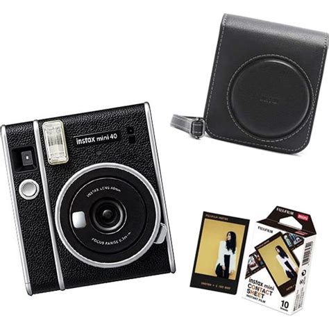 フィルム40枚・sd・ペンセット チェキ Instax Mini Evo ブラウン インスタックスミニ エボ ハイブリット インスタント