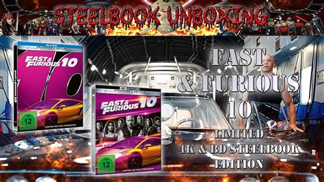 Unboxing Fast Furious K Bd Steelbook Youtube