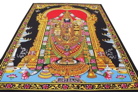 Lord Tirupati Balaji Tirumala Venkateswara Indian Wall Hanging Decor