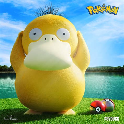 Psyduck pokémon 3d model Finished Projects Blender Artists Community