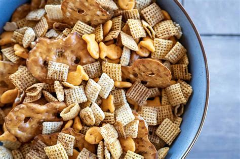 Smoked Chex Mix Girls Can Grill