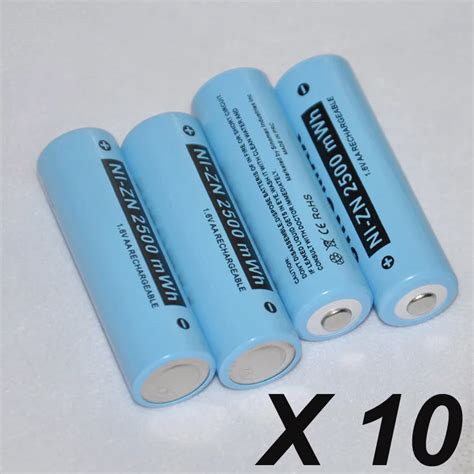 Pcs V Aa Ni Zn Rechargeable Battery Mwh Nizn Cell Camera