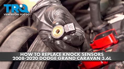 How To Replace Knock Sensors Dodge Grand Caravan L Youtube