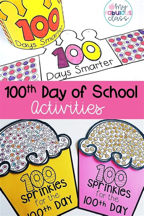 100th Day of School Activities for Kindergarten, Preschool, and 1st ...