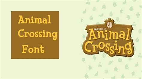 Animal Crossing Font Fonts Max