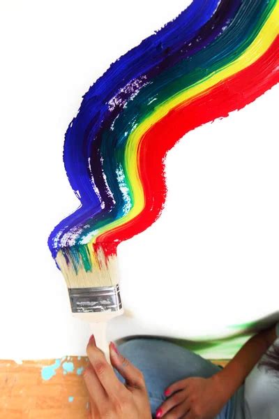 Rainbow paint ⬇ Stock Photo, Image by © yellow2j #8694864