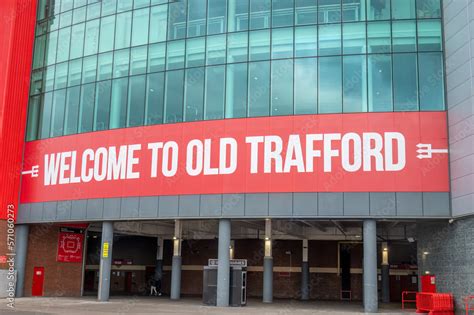 Views of Old Trafford stadium the home to Manchester United football ...