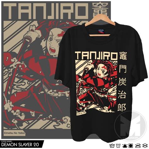 Demon Slayer Tanjiro Kamado Design T Shirt With Dtf Direct To Film