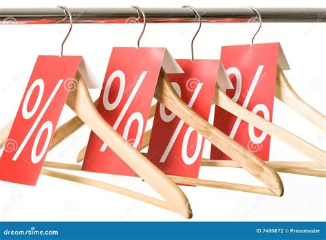 Sale Stock Photo Image Of Mark Check Discount Garment 7409872