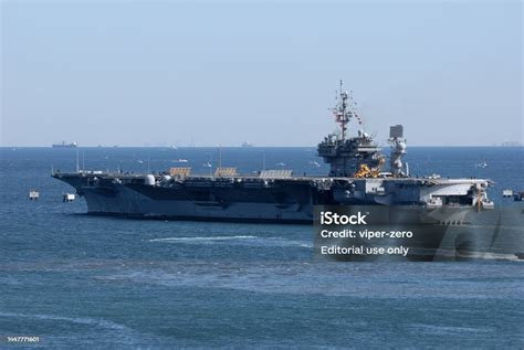 navy uss kitty hawk kitty hawk class aircraft carrier stock photo