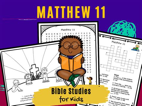 Bible Studies for Kids – Matthew 11 – Deeper KidMin