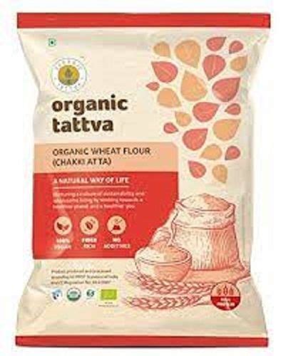 Percent Pure Natural Organic Hygienically Packed Whole Wheat Chakki