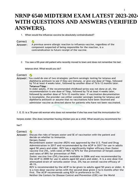 Nrnp Midterm Exam Latest With Questions And Answers Verified