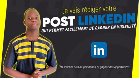 Je vais rédiger vos posts LinkedIn percutants par Christephane