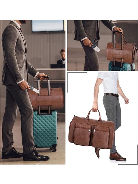 Convertible Travel Garment Bagcarry On Garment Duffel Bag For Men