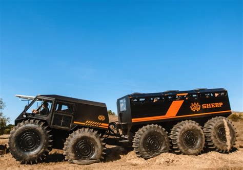 Amphibious ‘sherp The Ark Is The Ultimate All Terrain Vehicle