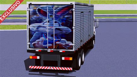 Skin Baú Grafitado Pernalonga QUALIFICADO EXCLUSIVO Skins Games Truck