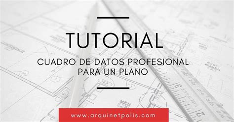 Cuadros De Datos Para Planos Arquitectonicos