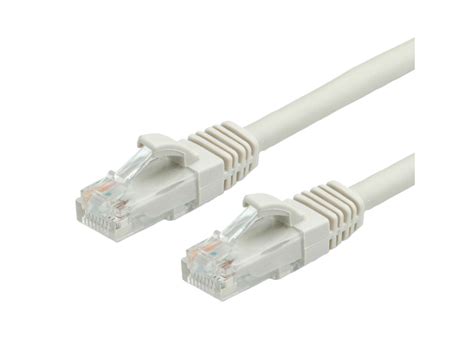 VALUE UTP Patch Cord Cat 6A Class EA Grey 0 5 M SECOMP